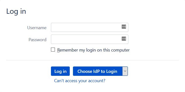 SAML Single Sign On (SSO) into Bamboo Service Provider, Login Form with multiple IDP configuration
