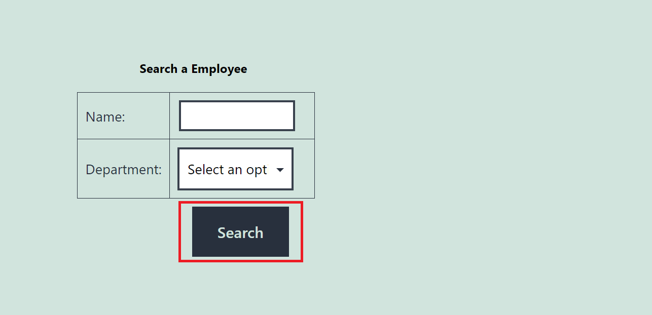 LDAP search widget search