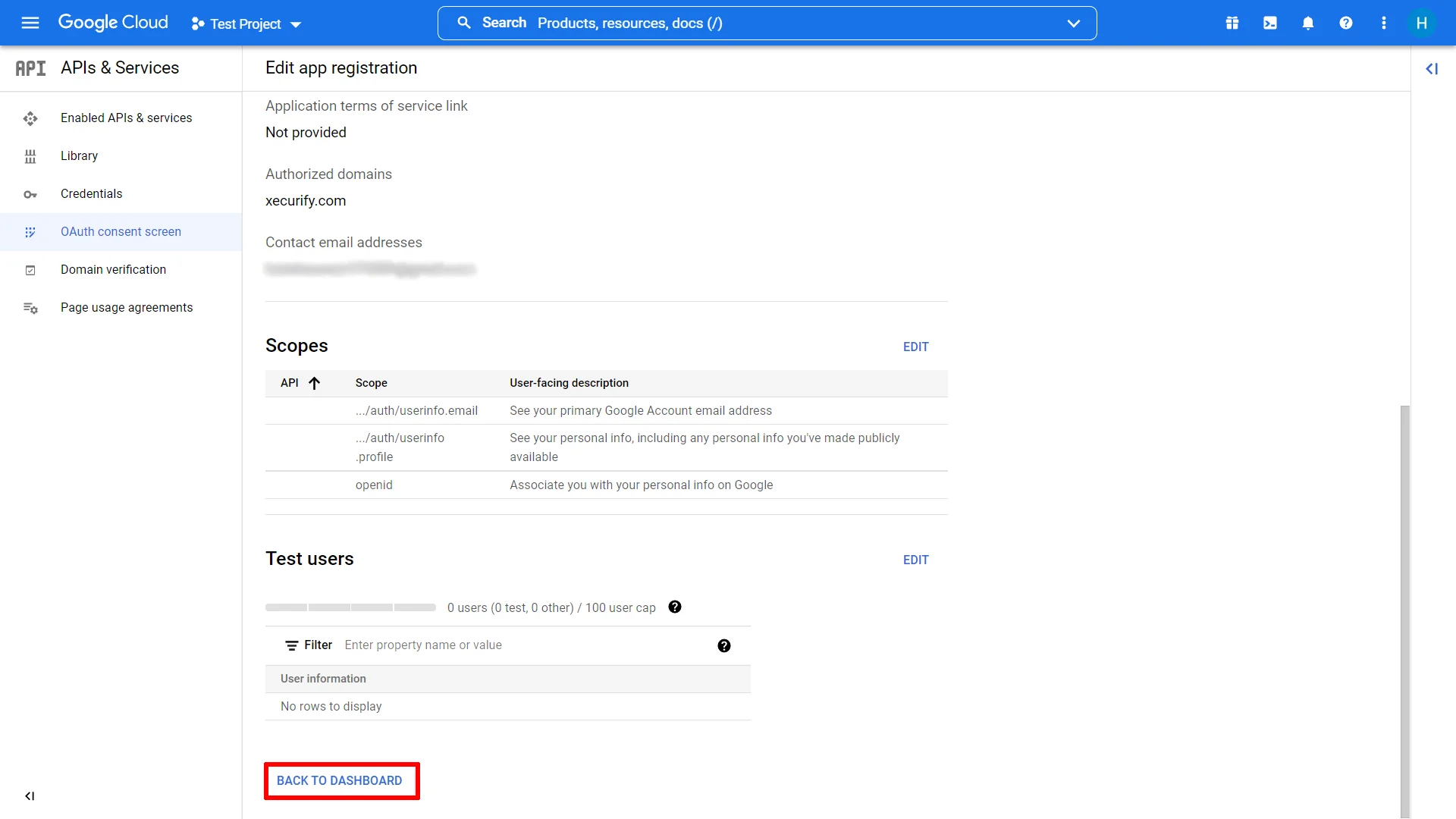 google as idp sso into shopify - go back to dashboard