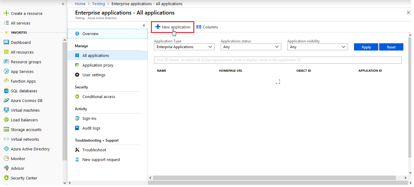 BigCommerce Microsoft Entra ID: Microsoft Entra ID sso New Application