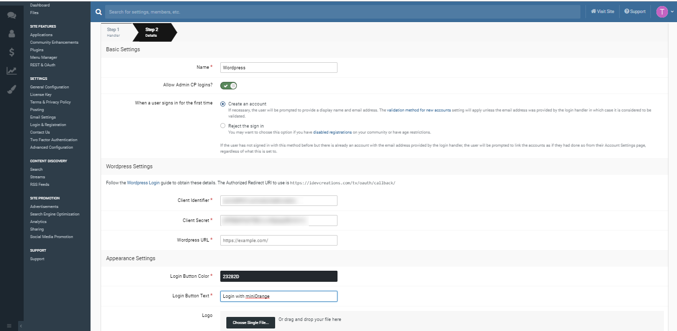 Guide To Configure Invision Community as OAuth Client - Plugins ...