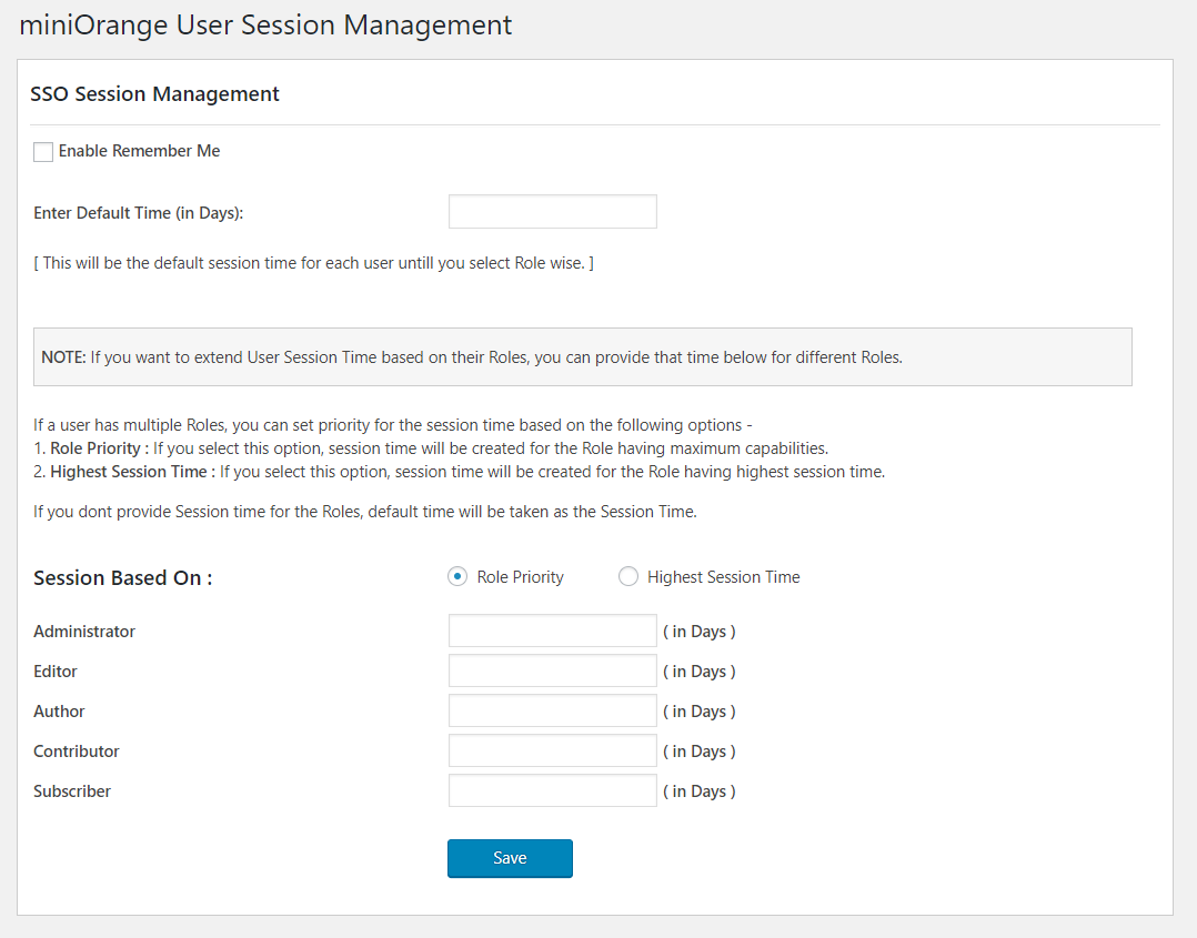 SSO Session Management Integration | miniOrange SSO Session Management