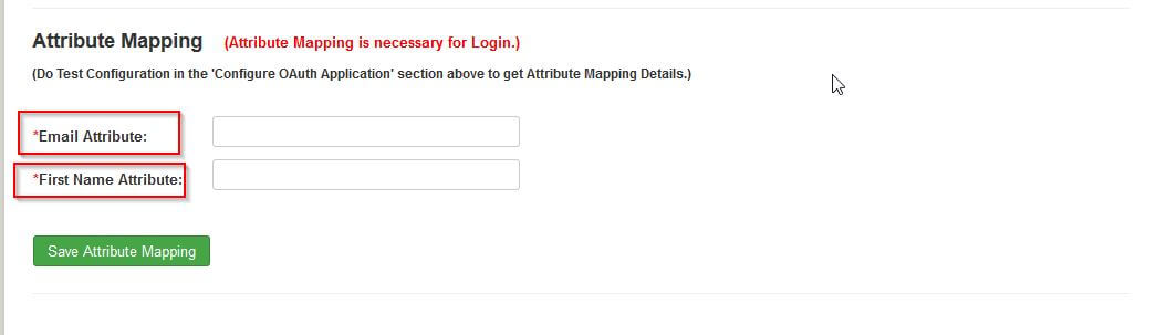 Joomla OAuth Client - Attribute Mapping