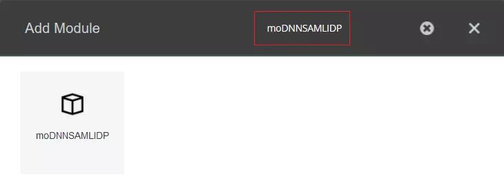 DNN SAML IDP - dotnetnuke site search module