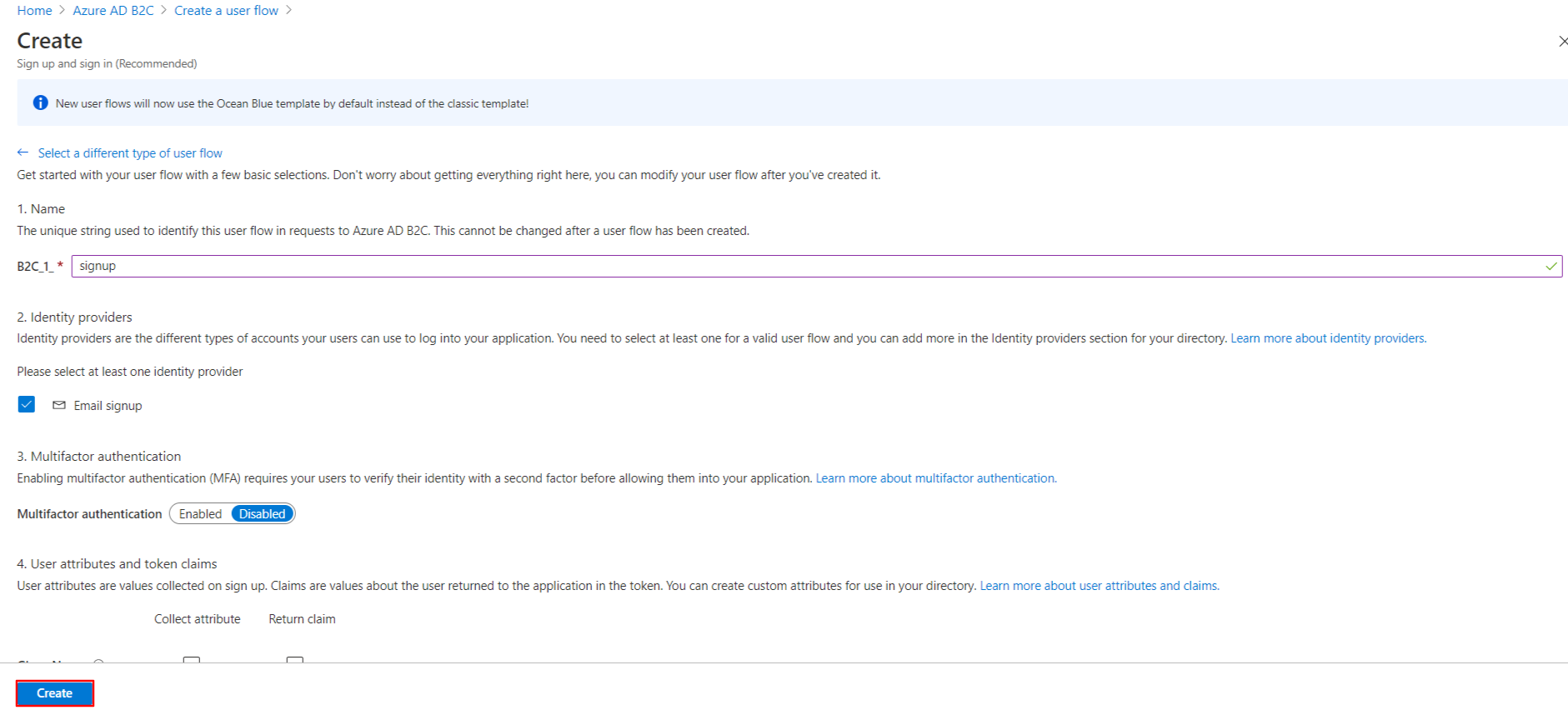 OAuth/OpenID/OIDC Single Sign On (SSO), AzureB2C SSO Login information of user flow .png