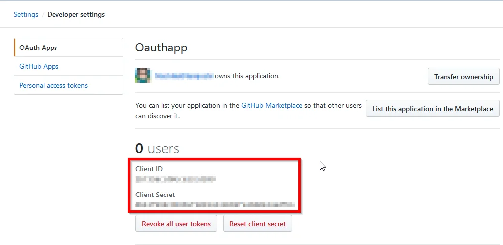 Joomla GitHub OAuth SSO Integration, get clientidsecret