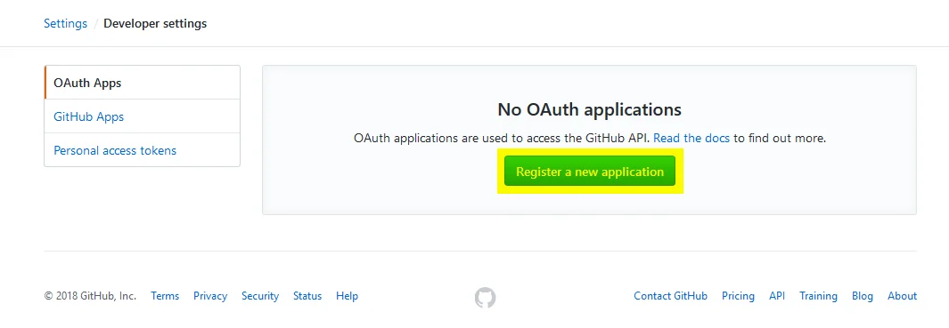 Joomla GitHub OAuth SSO Integration, register app