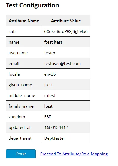 Laravel Passport Single Sign-On (SSO) OAuth/OpenID WordPress test congifuration result