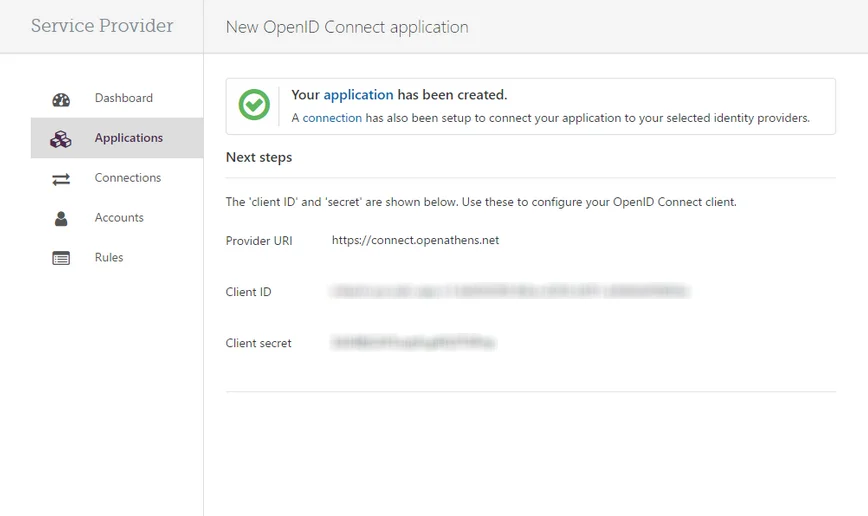 Configure OpenAthens App Client