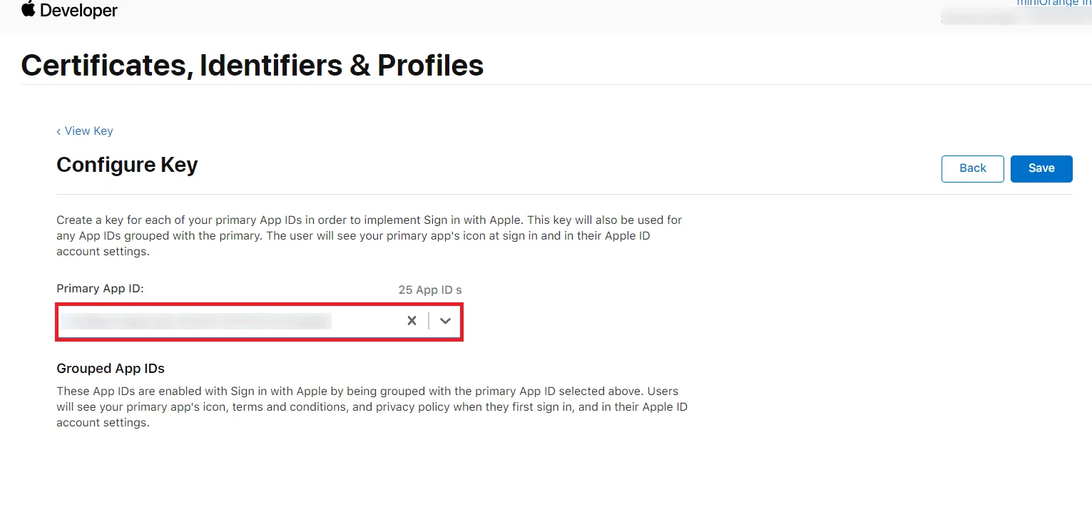 apple single sign-on SSO login app Register