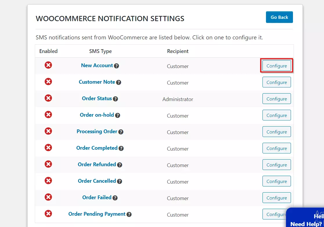 wordpress otp verification addon woocoomerce sms notifications new account