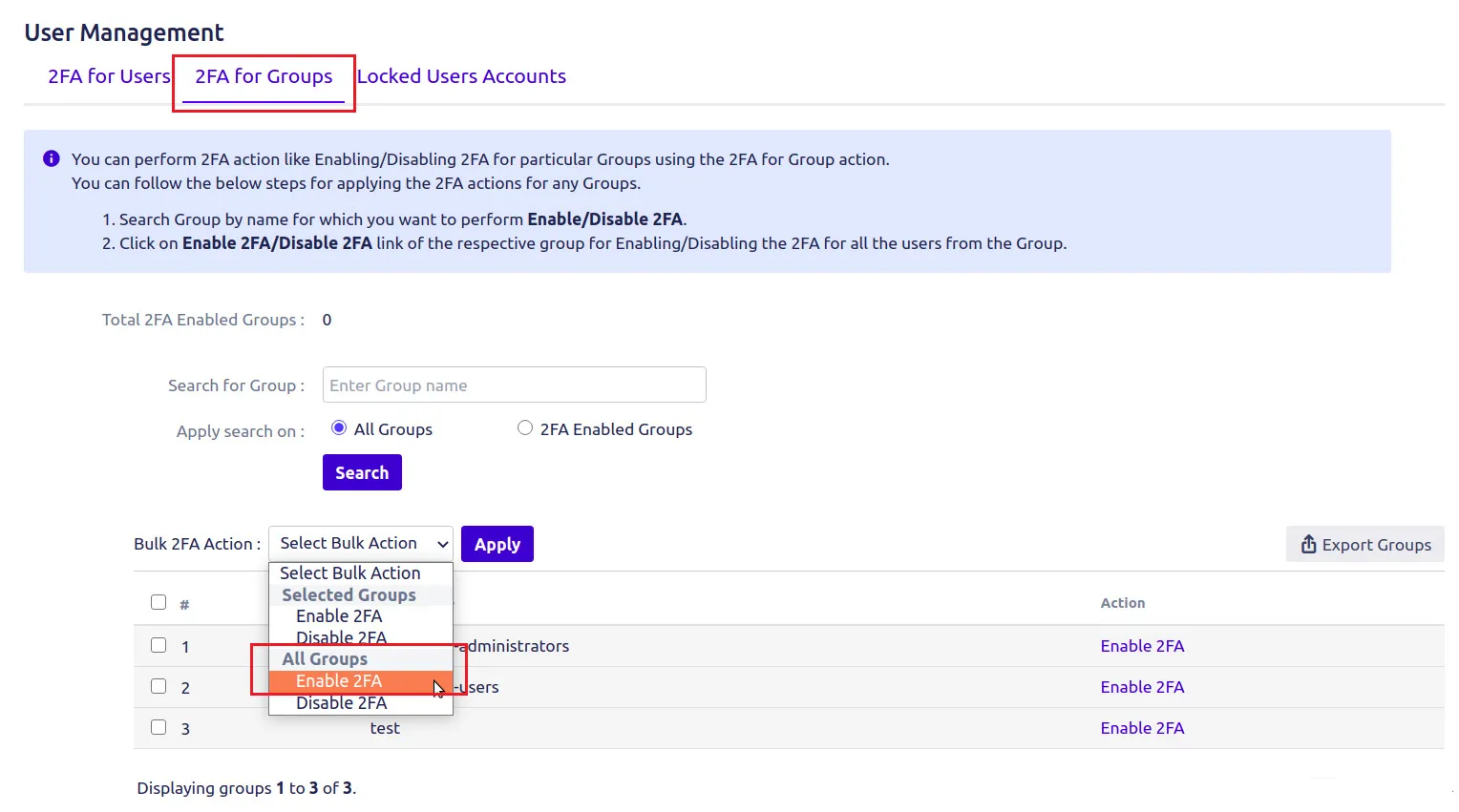 Two factor Authentication (2FA) for Confluence