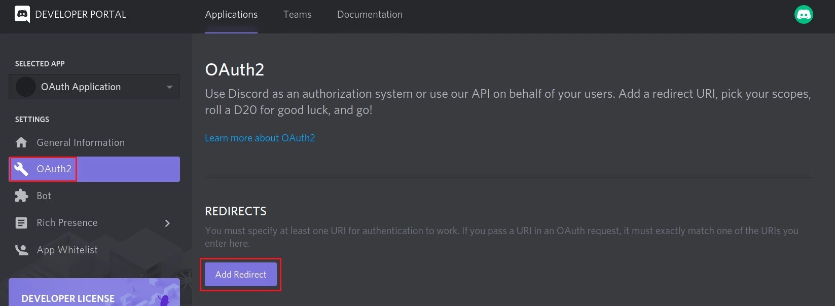 Discord as IDP - Single Sign-On (SSO) for Shopify - Redirect URL