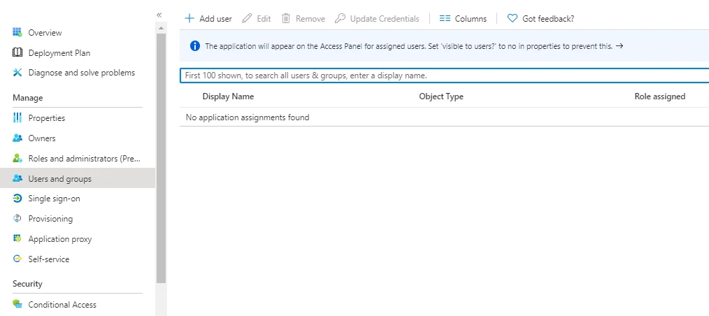 ASP.NET SAML Single Sign-On (SSO) using Azure AD as IDP - add users