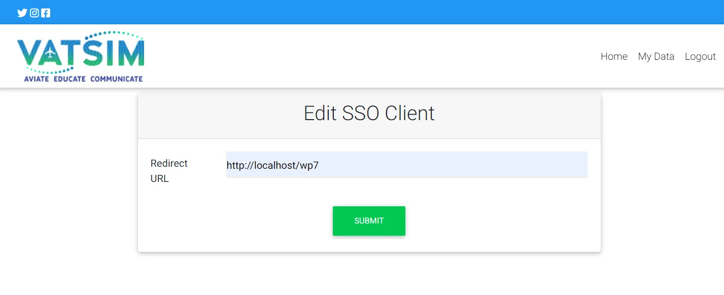 VATSIM SSO Login with Drupal OAuth OpenID OIDC VATSIM Single Sign On Redirect URL