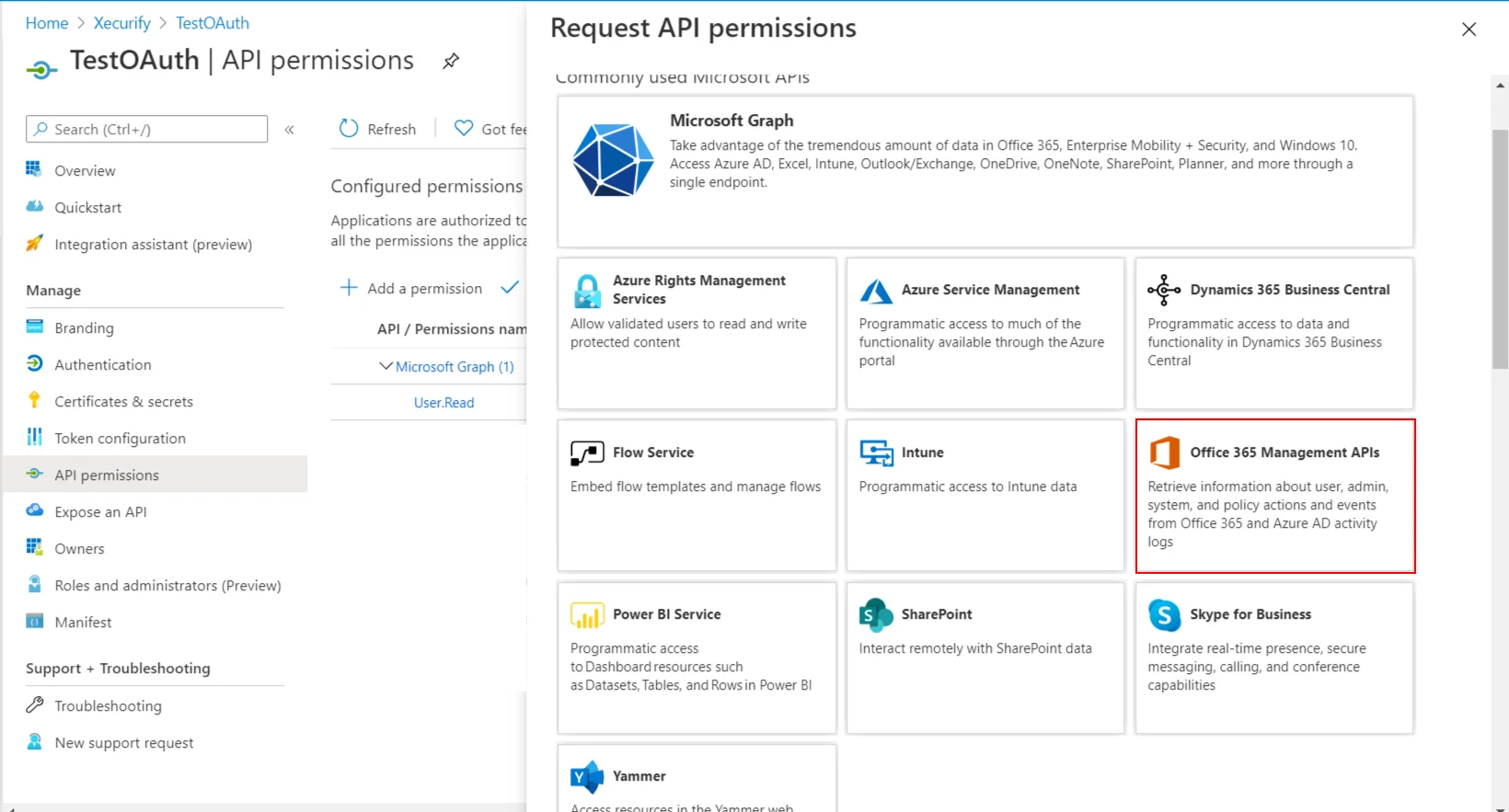  Office 365 (Microsoft Azure AD) Single Sign On (SSO) ,Request-api-permissions