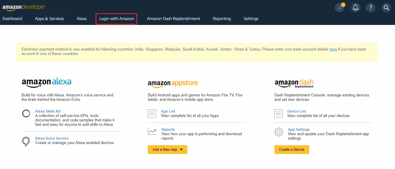  Amazon OAuth SSO,Dashboard