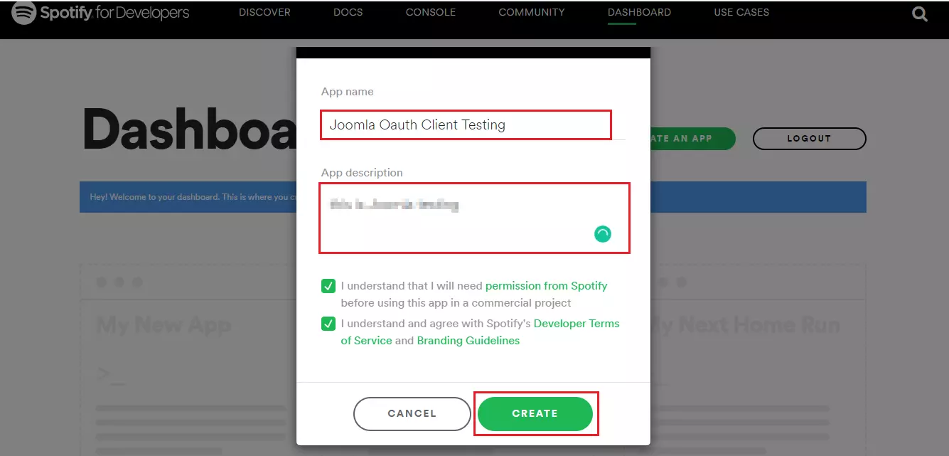 Spotify Single Sign-On OAuth SSO Integration, applicationdetails