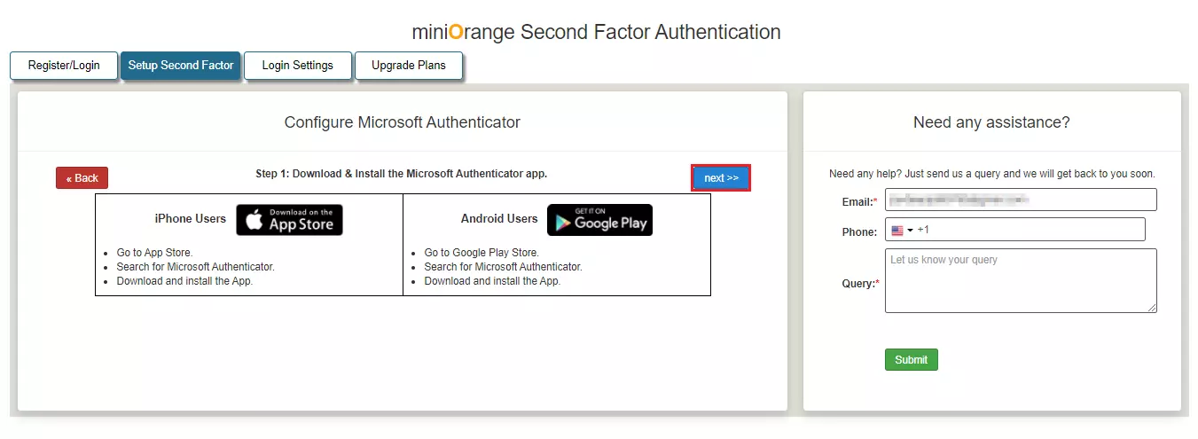 Joomla 2 Factor Authentication (2fa) (mfa) with Microsoft authenticator Download and install Microsoft Authenticator App