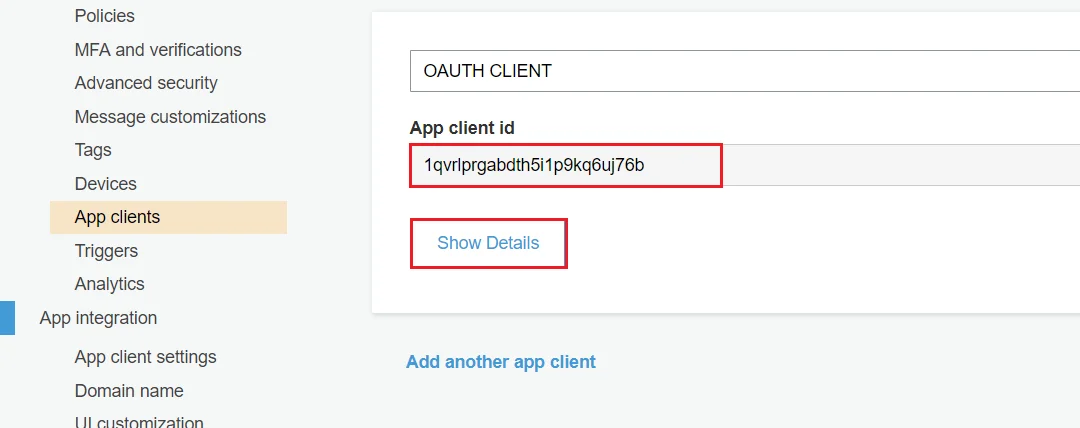 Drupal OAuth OpenID OIDC Single Sign On (SSO) AWS Cognito SSO App Client ID