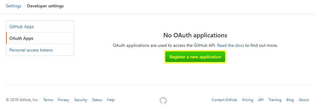 Drupal OAuth OpenID OIDC Single Sign On (SSO) Github SSO Login Developer Setting Select OAuth Apps Register A New Applivation