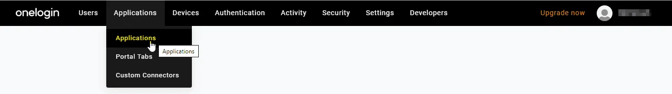 Onelogin SSO Login Click Applications 