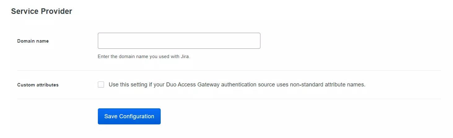 SAML Single Sign On (SSO) using DUO Identity Provider,DUO SSO login, Configure App