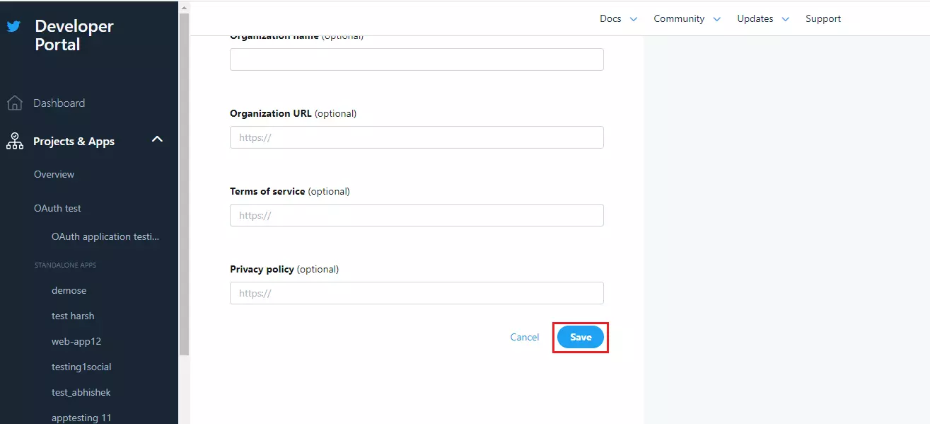Twitter OAuth OpenID Connect with Joomla | Single Sign-On with Joomla using Twitter, Save Settings