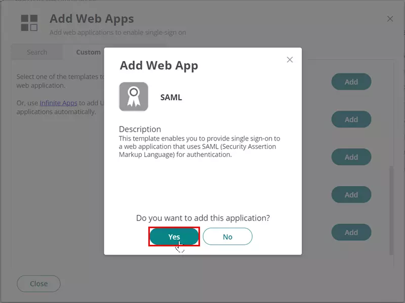 CyberArk SAML Single-Sign-On (SSO) into Joomla | Login using CyberArk into Joomla, add application