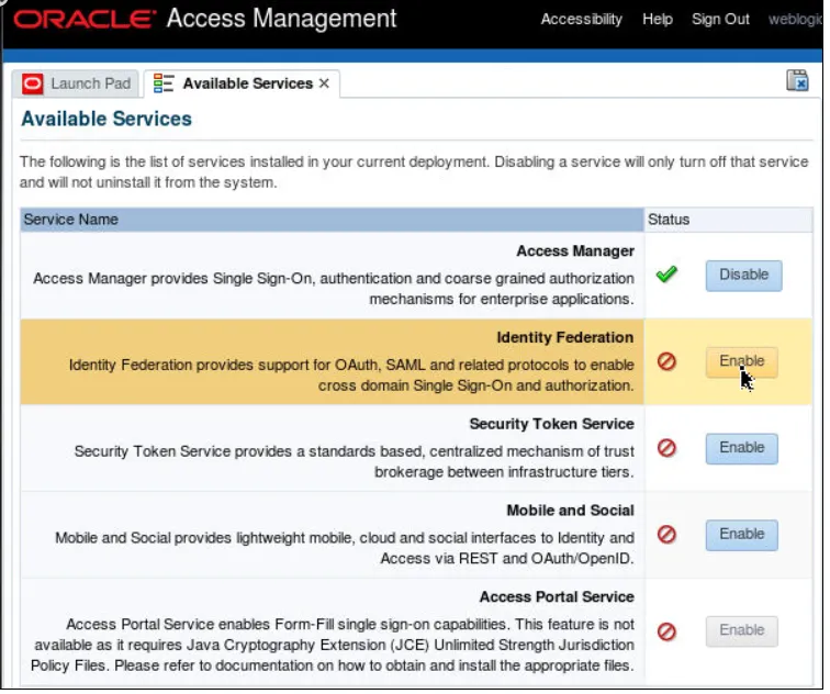 drupal saml sp oracle access management