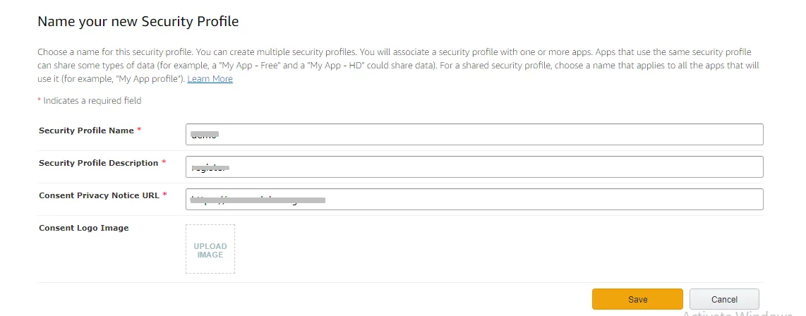 PrestaShop amazon login new privacy policy url