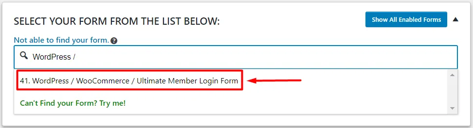 OTP Verification WordPress Ultimate Member WooCommerce Login Form search select