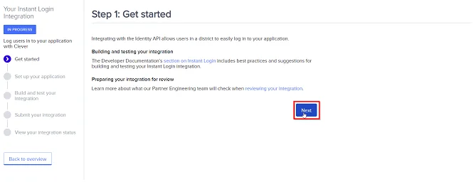 Clever Single Sign-On into Joomla | Clever OAuth / OIDC SSO,continue button