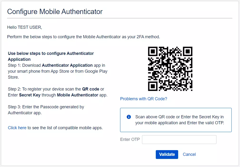 Setup Two Factor Authentication (2FA / MFA) for Crowd using OTP, Mobile Authenticator, KBA, TOTP methods, Backup Method, MFA and OTP over Email/SMS. Provides Additional Security Layer. Crowd 2FA Configure Mobile Auth