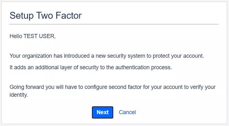 Setup Two Factor Authentication (2FA / MFA) for Crowd using OTP, Mobile Authenticator, KBA, TOTP methods, Backup Method, MFA and OTP over Email/SMS. Provides Additional Security Layer. Crowd 2FA Welcome Message