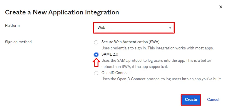 SAML Single Sign On (SSO) using Okta Identity Provider, Okta SSO Login,Create New SAML 2.0 Application