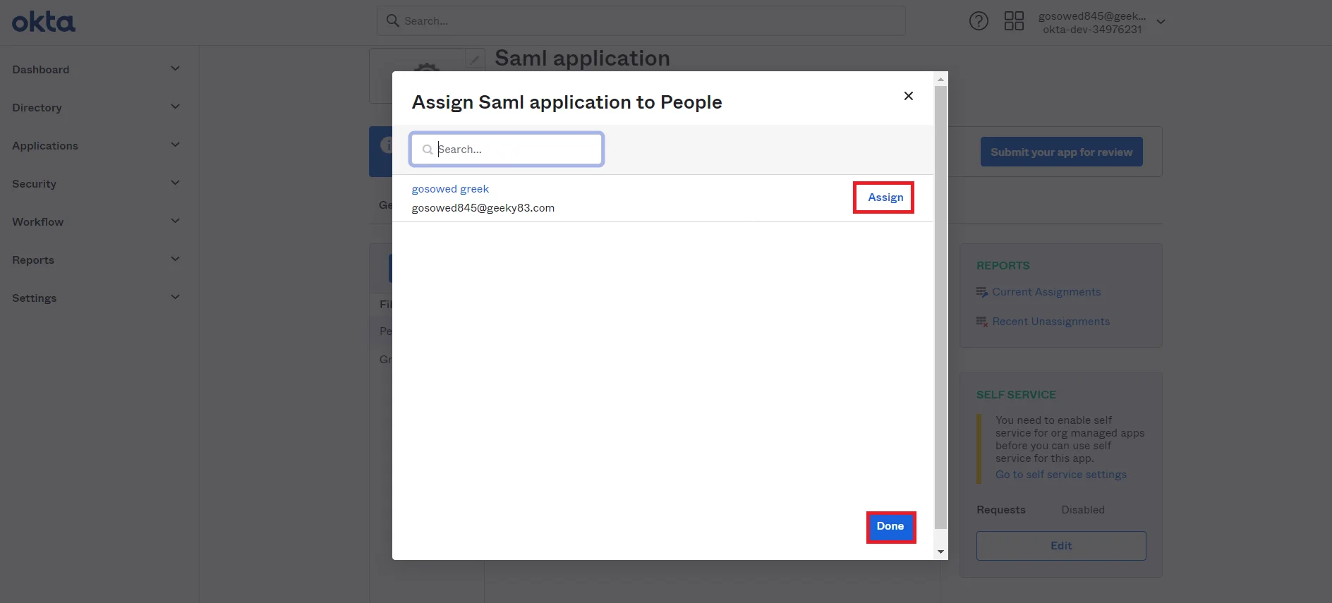 Okta SAML SSO Single Sign On into Joomla using Okta as Identity Provider(IdP), Okta Login - Assign_groups