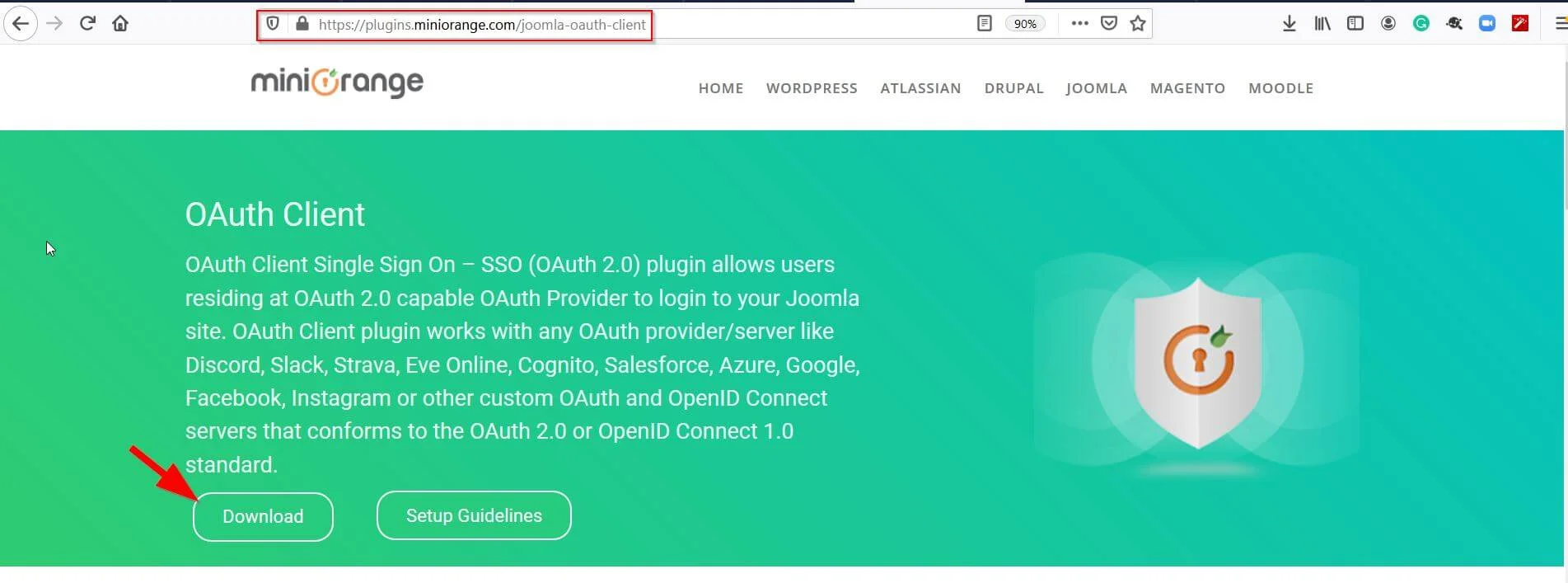 Joomla OAuth Client Plugin - Download