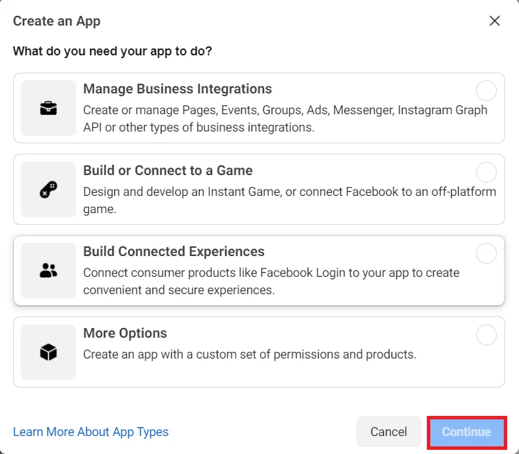 OAuth/OpenID/OIDC Single Sign On (SSO) Facebook SSO add new app