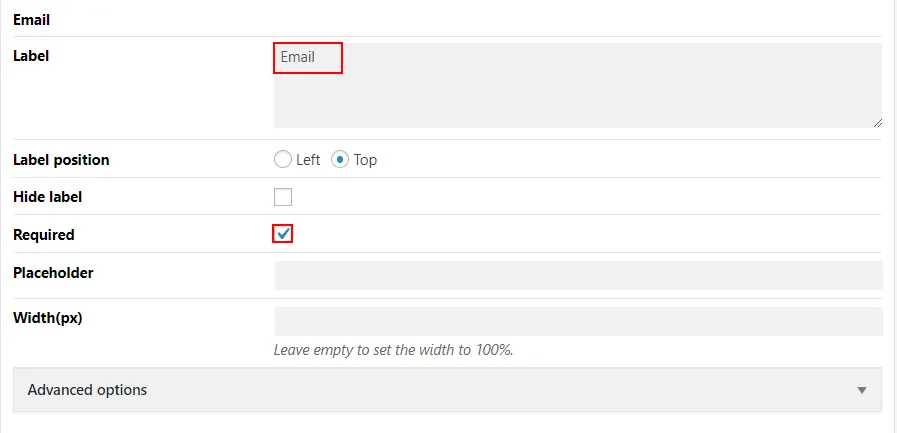 OTP Verification Form Maker Form phone email labels required