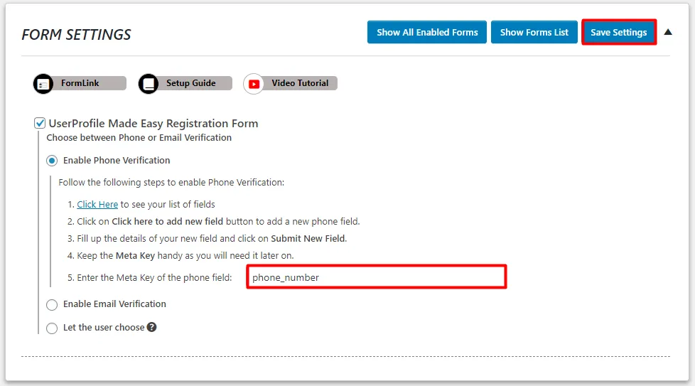 UserProfile Made Easy Registration Form Register