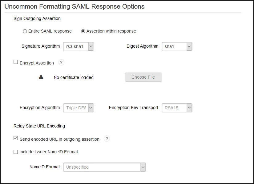 RSA SecureID SAML SSO Single Sign On into Joomla, user access page