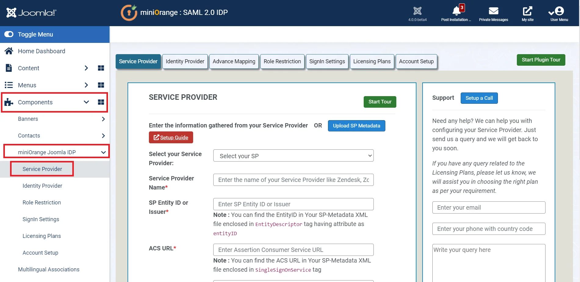 Login using Joomla into Service provider | Joomla SAML Single Sign-On SSO  