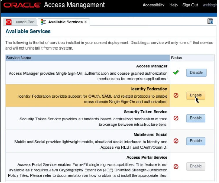 Oracle SAML SSO (Single Sign On) into Joomla