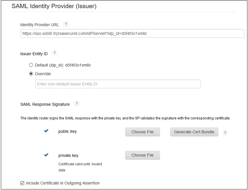 RSA SecureID SAML SSO Single Sign On into Joomla | Login using RSA SecureID into Joomla, saml response