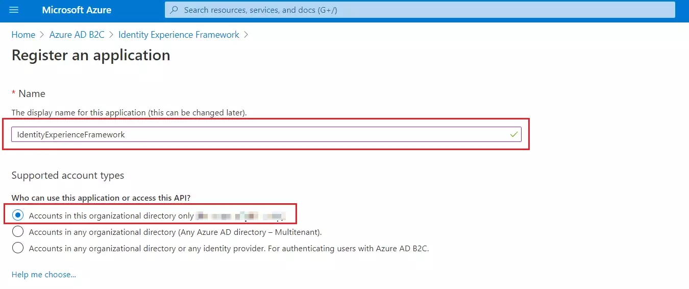 SAML Single Sign-On (SSO) using Azure AD B2C as Identity Provider (IdP),for SAML 2.0 Azure AD B2C Register an Application