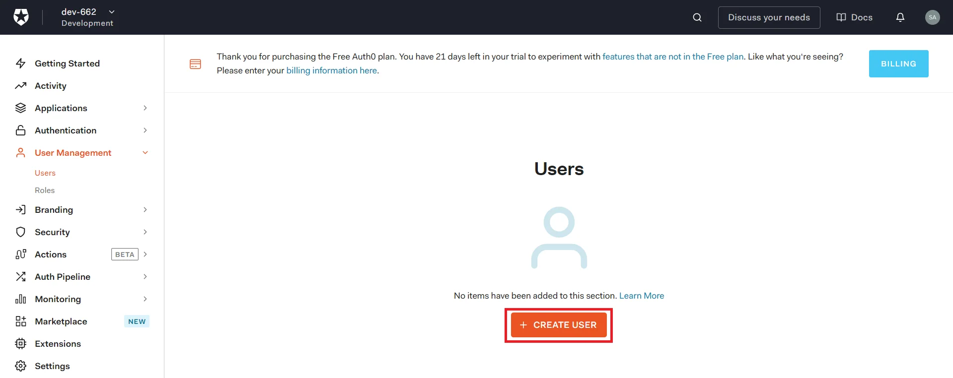 Auth0 SSO (Single Sign-on) with Joomla - Create new user