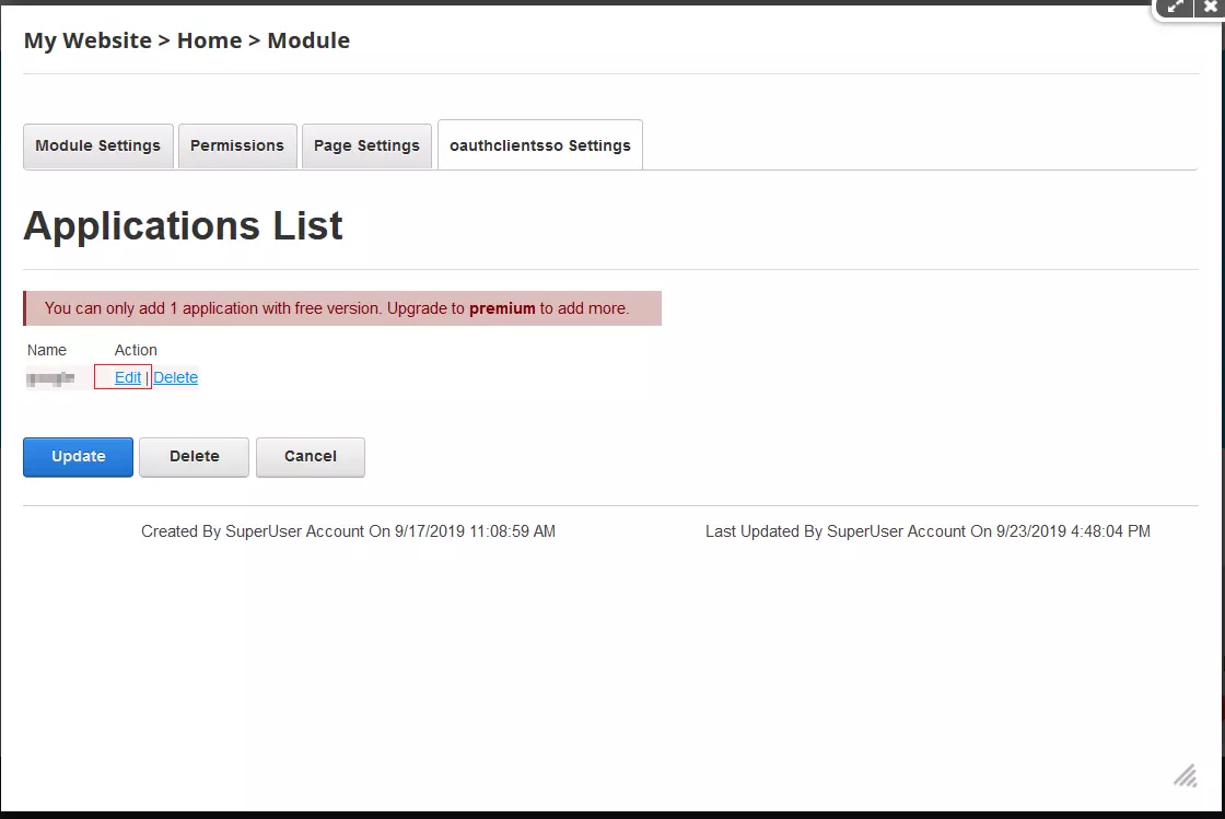 DNN WHMCS OAuth SSO - test config