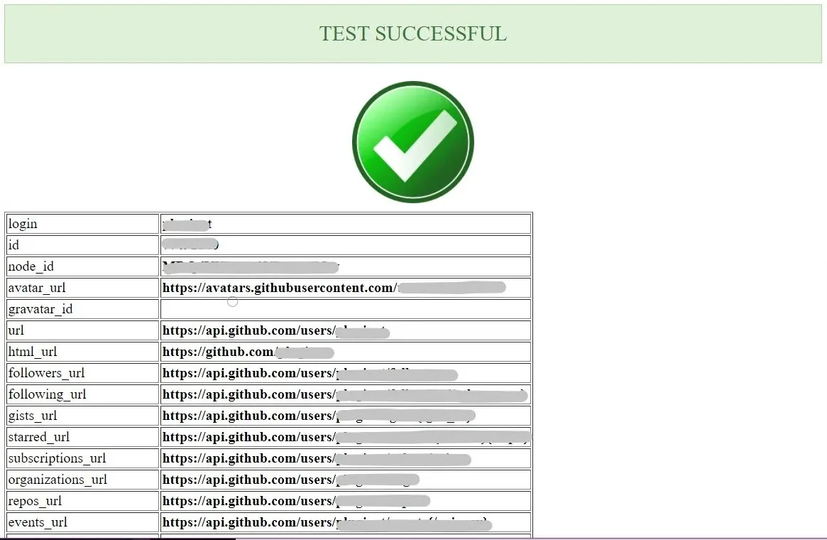 github shopify test configuration to enable github SSO