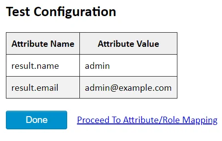 OAuth/OpenID Single Sign On servicenow test result 